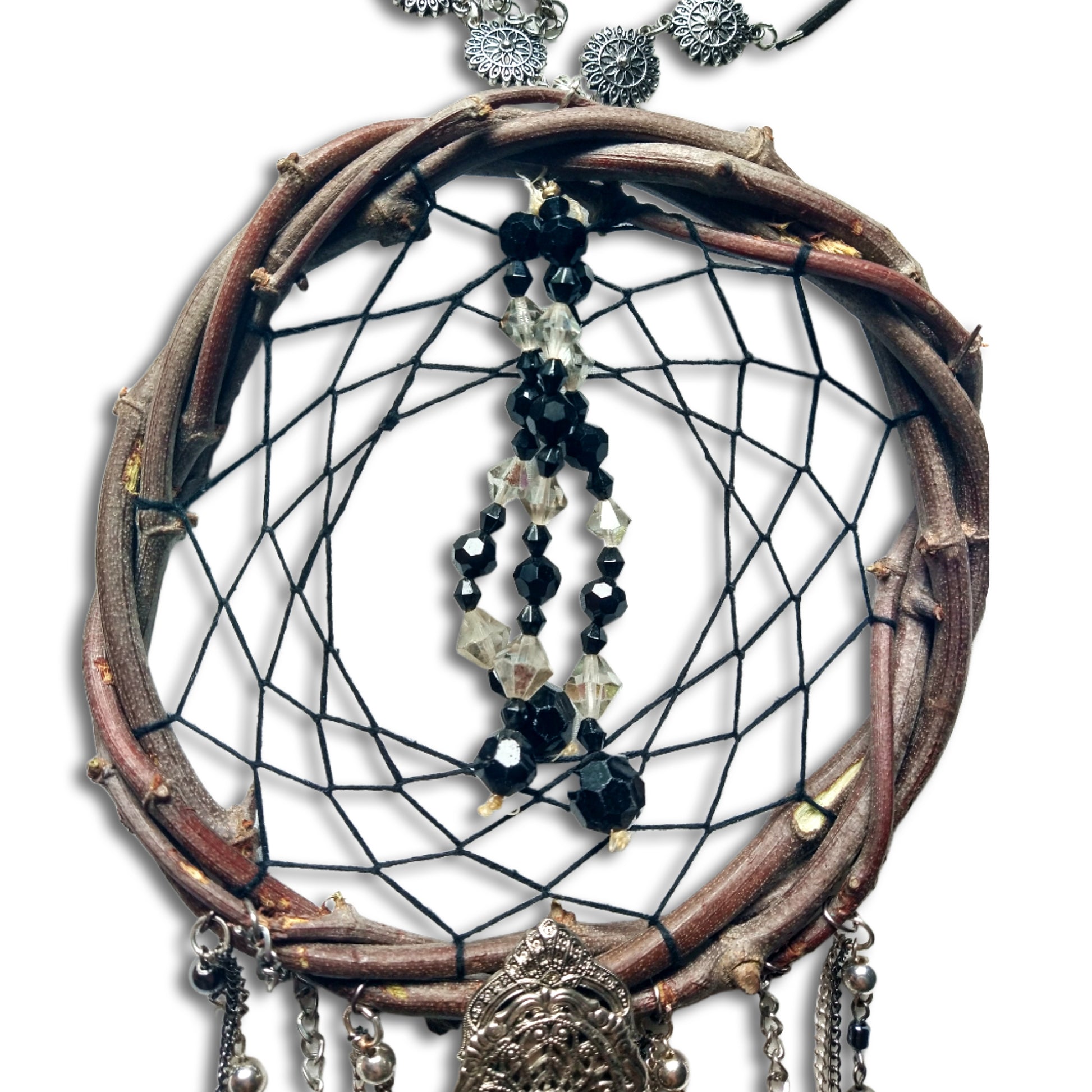 Gothic Upcycle Dreamcatcher | Gothic Dreamcatcher | MooxieArt