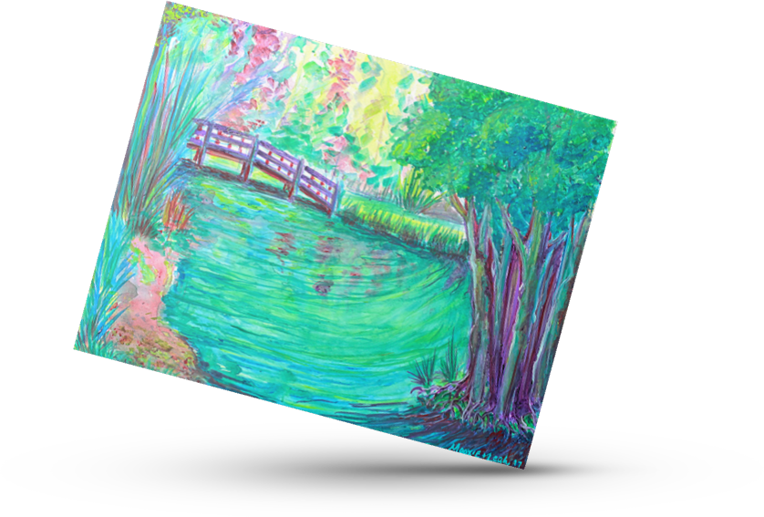 Lakes Park - Giclée Art Print