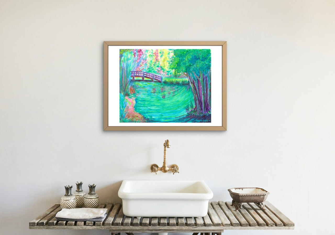 Lakes Park - Giclée Art Print