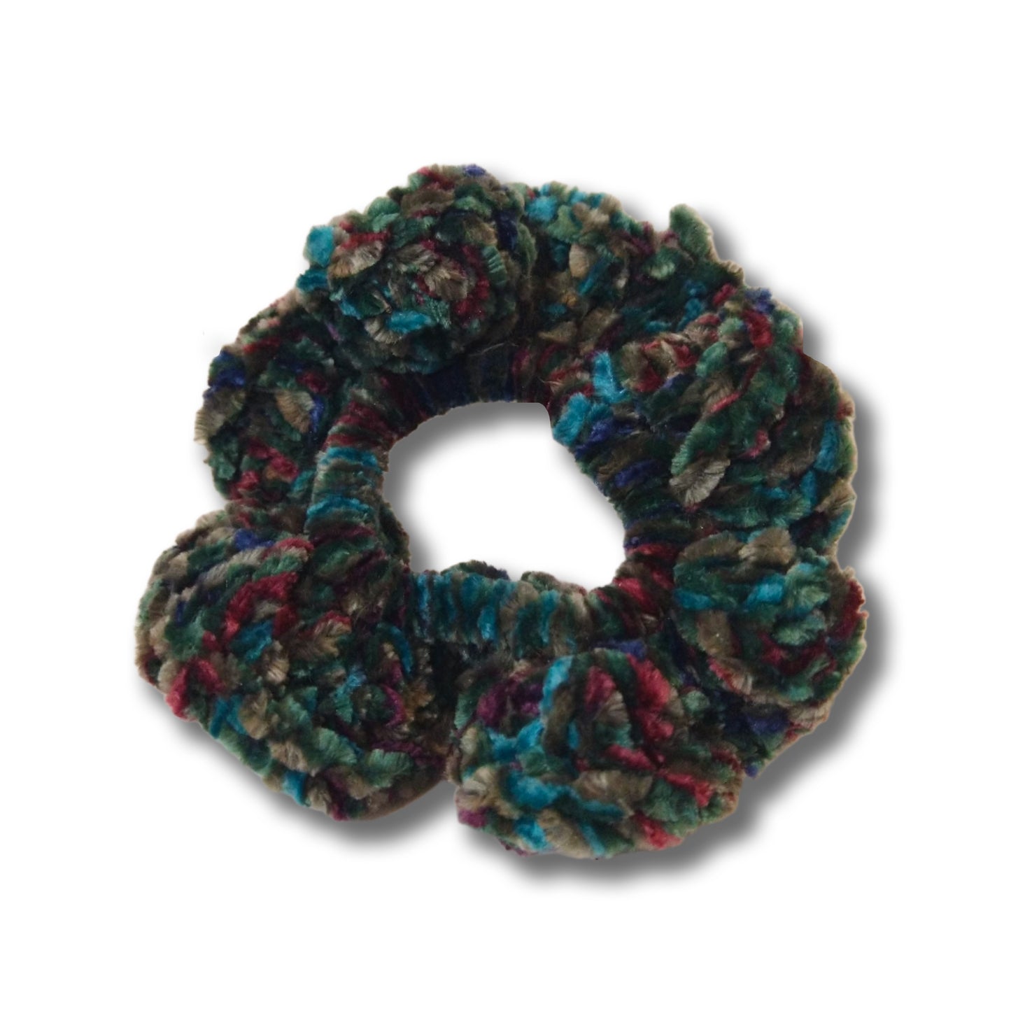 Velvet Crochet Scrunchies